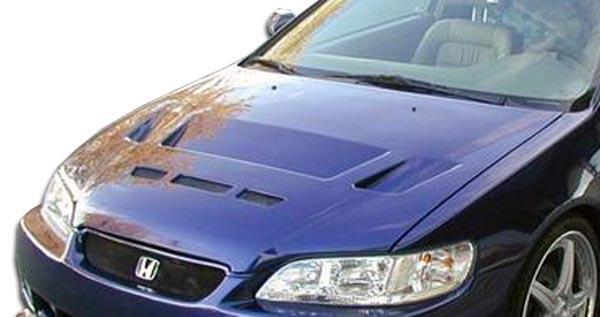 1998-2002 Honda Accord Duraflex Predator Hood - Image 1