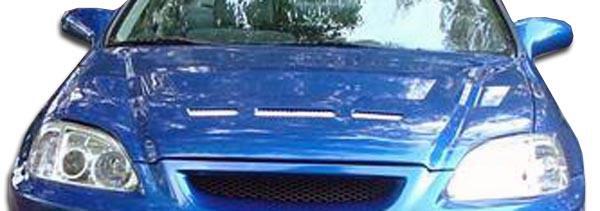 1996-1998 Honda Civic Duraflex Predator Hood - Image 1