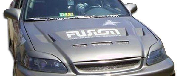 1999-2000 Honda Civic Duraflex Predator Hood - Image 1