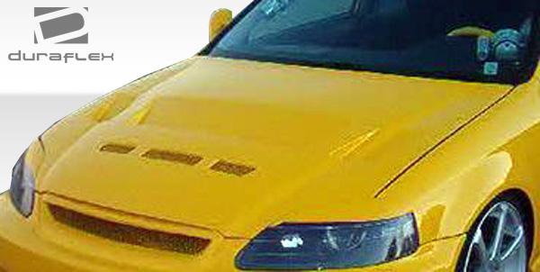 1999-2000 Honda Civic Duraflex Predator Hood - Image 5