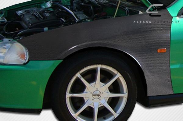 1993-1997 Honda Del Sol Carbon Creations OEM Look Carbon Fiber Fender - Image 2