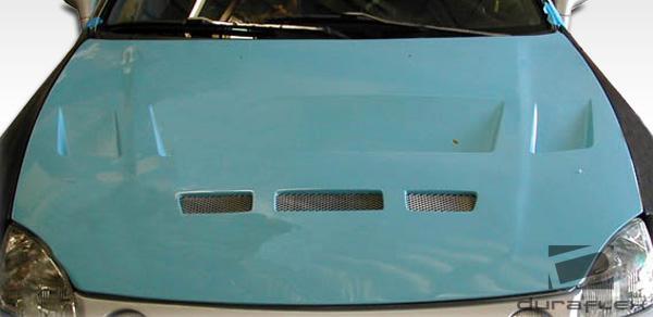 1993-1997 Honda Del Sol Duraflex Predator Hood - Image 2
