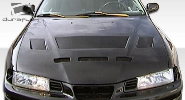 1992-1996 Honda Prelude Duraflex Predator Hood - Image 2