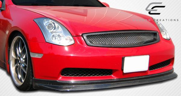 2003-2007 Infiniti G Coupe Carbon Creations D-Spec Carbon Fiber Front Lip - Image 2