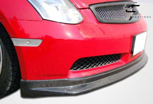 2003-2007 Infiniti G Coupe Carbon Creations D-Spec Carbon Fiber Front Lip - Image 3