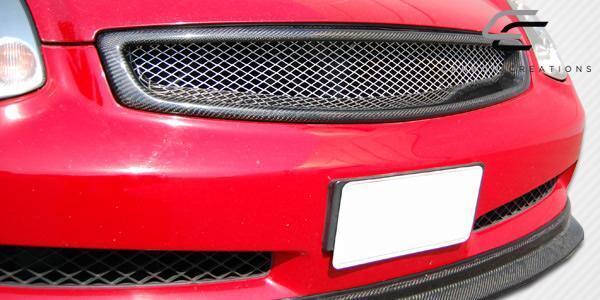 2003-2007 Infiniti G Coupe Carbon Creations Sigma Carbon Fiber Grille - Image 4