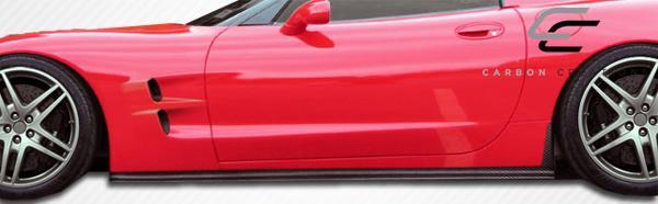 1997-2004 Chevrolet Corvette Carbon Creations ZR Edition Carbon Fiber Side Skirts - Image 2