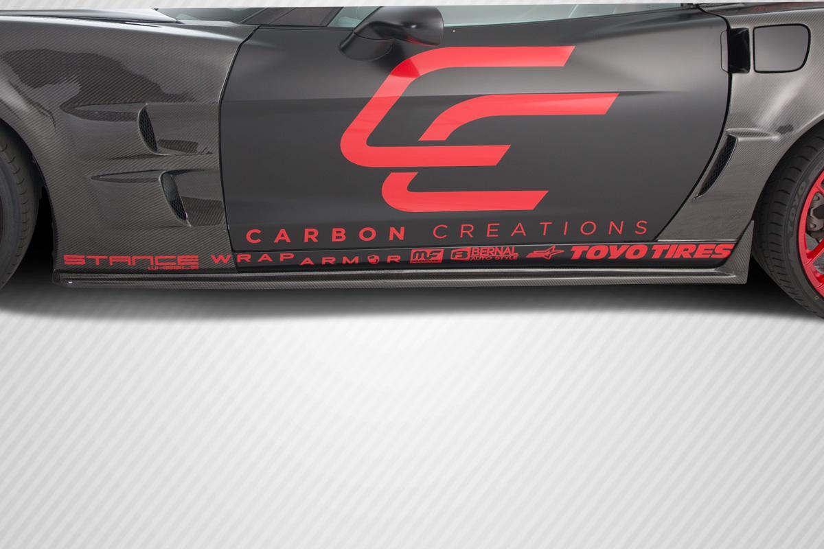 2005-2013 Chevrolet Corvette Carbon Creations ZR Edition Carbon Fiber Side Skirts - Image 1