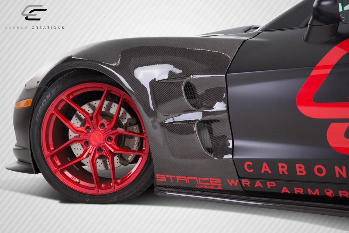 2005-2013 Chevrolet Corvette Carbon Creations ZR Edition Carbon Fiber Fender - Image 2