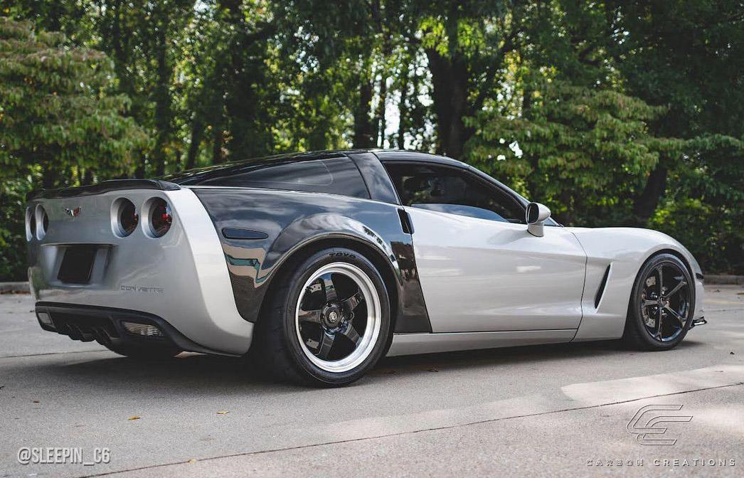 2005-2013 Chevrolet Corvette Carbon Creations ZR Edition Carbon Fiber Fender - Image 4