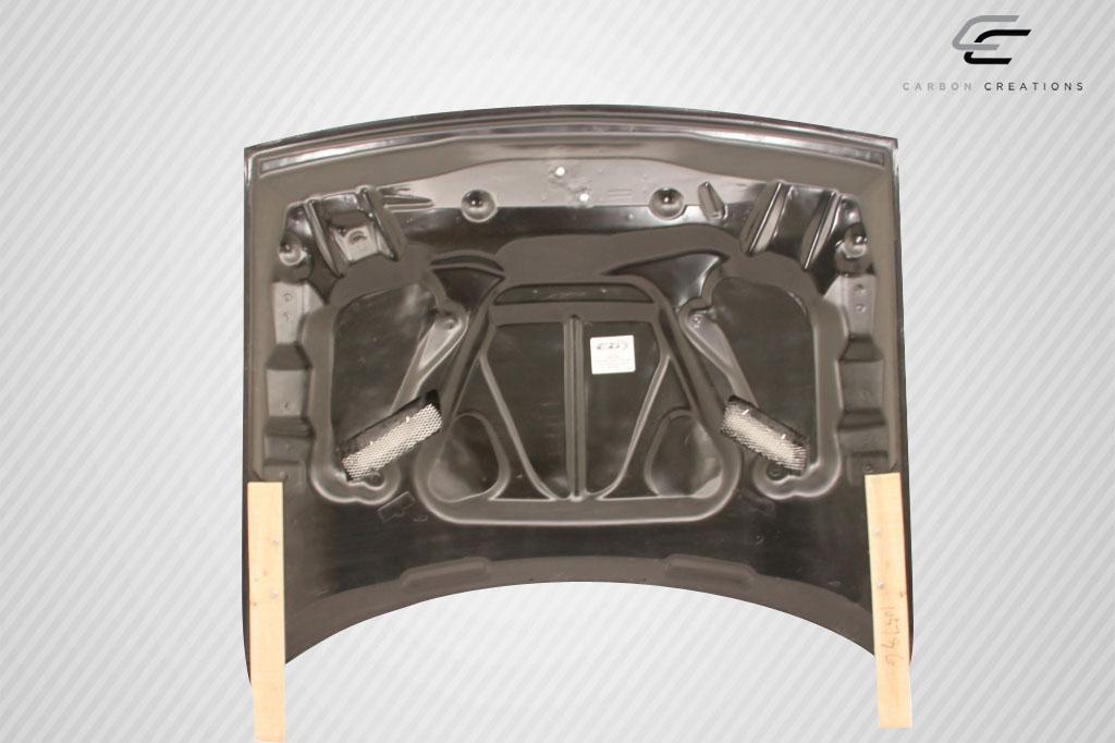 2008-2023 Dodge Challenger Carbon Creations SRT Look Carbon Fiber Hood - Image 4