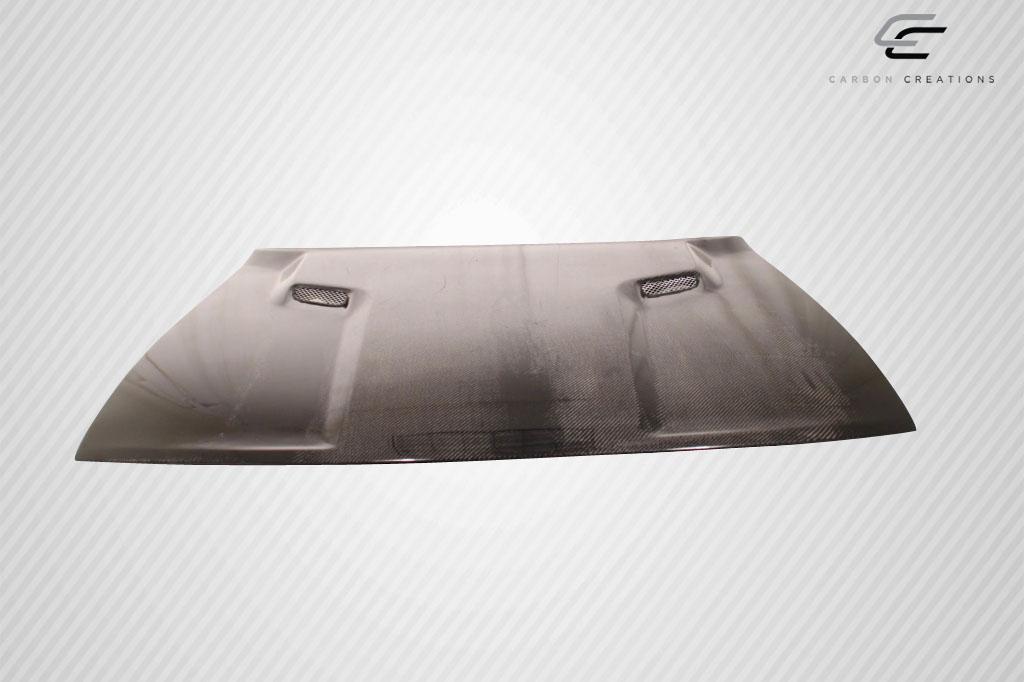 2008-2023 Dodge Challenger Carbon Creations SRT Look Carbon Fiber Hood - Image 5
