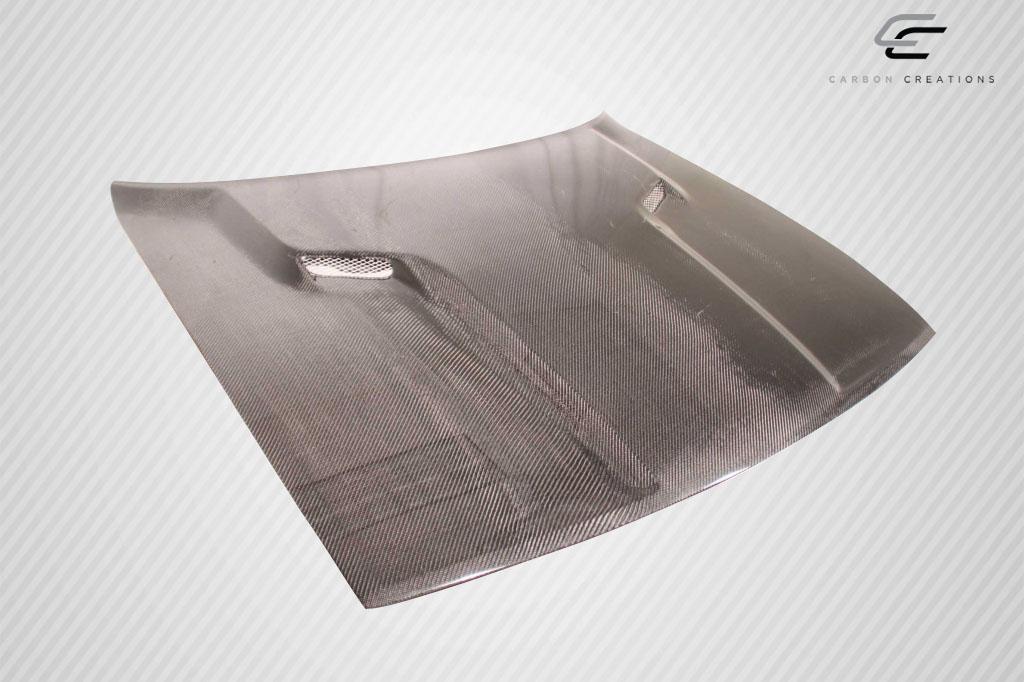 2008-2023 Dodge Challenger Carbon Creations SRT Look Carbon Fiber Hood - Image 6