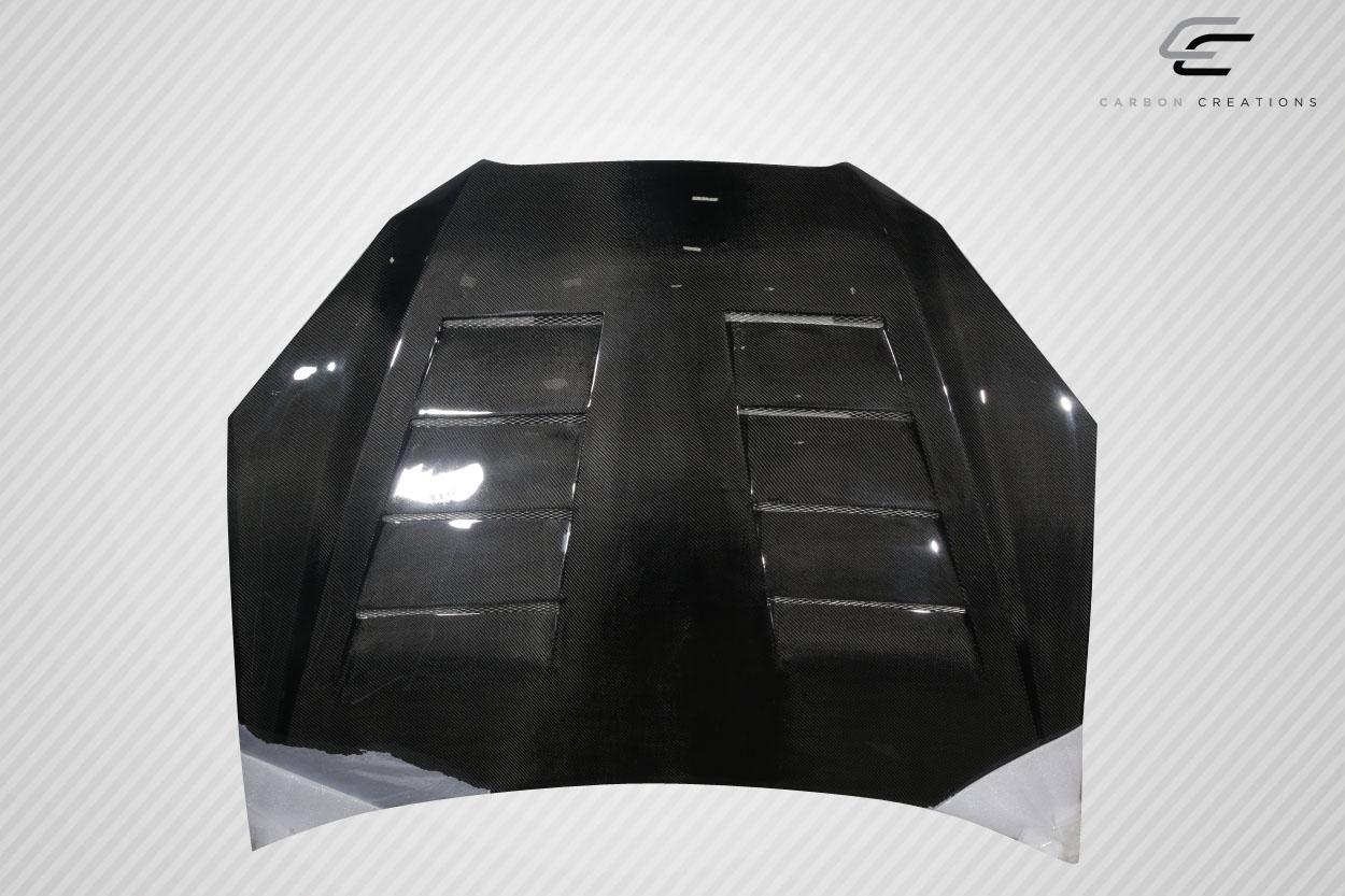 2010-2012 Hyundai Genesis Carbon Creations Circuit Carbon Fiber Hood - Image 5