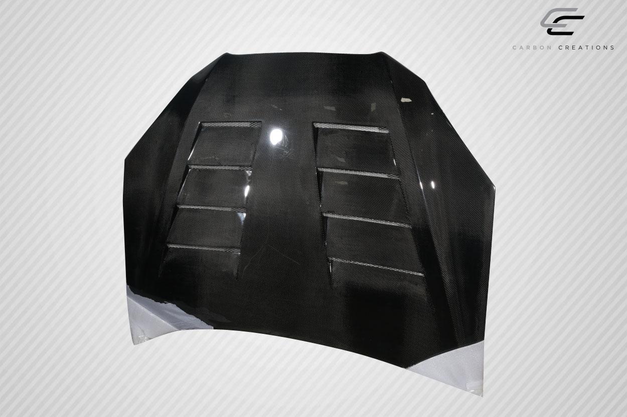 2010-2012 Hyundai Genesis Carbon Creations Circuit Carbon Fiber Hood - Image 6
