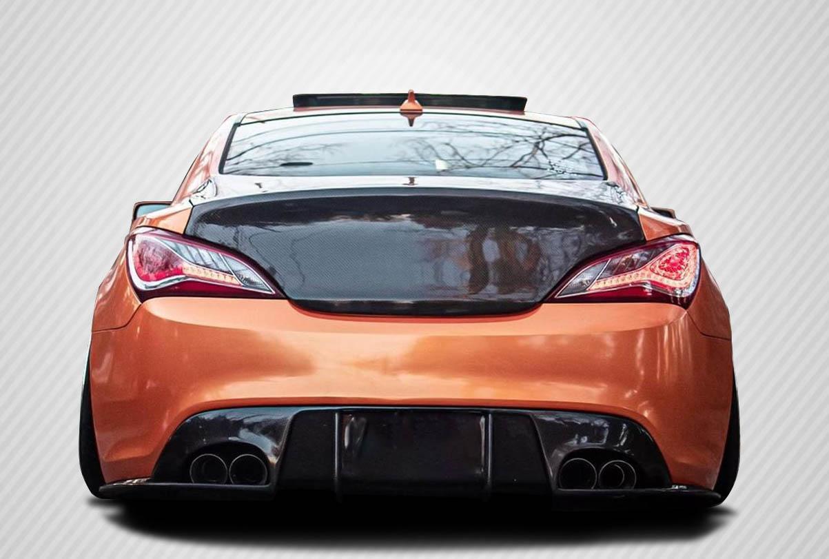 2010-2016 Hyundai Genesis Carbon Creations OEM Look Carbon Fiber Trunk - Image 1