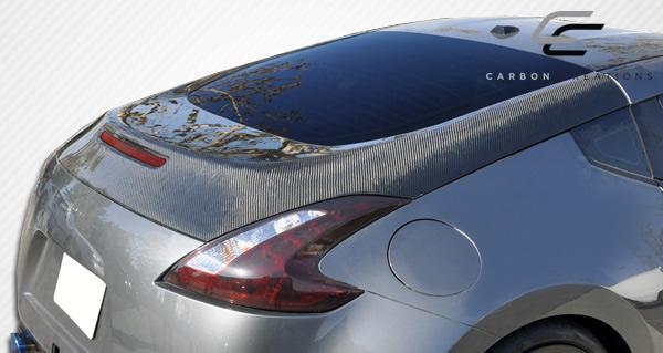 2009-2020 Nissan 370Z Carbon Creations OEM Look Carbon Fiber Trunk - Image 2
