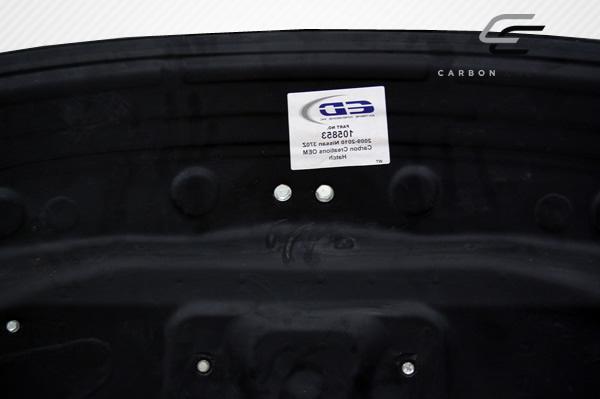 2009-2020 Nissan 370Z Carbon Creations OEM Look Carbon Fiber Trunk - Image 9