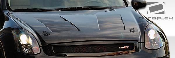2003-2007 Infiniti G Coupe Duraflex TS-1 Hood - Image 3