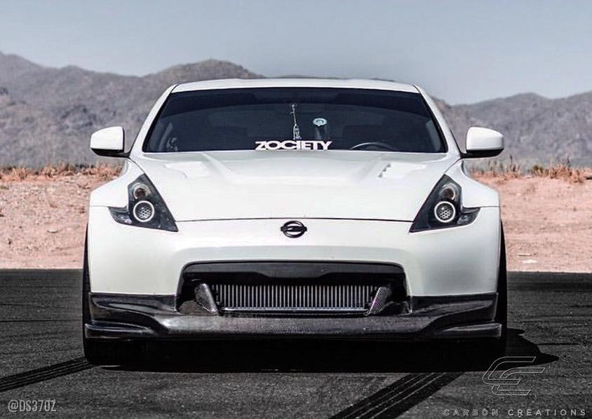 2009-2012 Nissan 370Z Carbon Creations N-1 Carbon Fiber Front Lip - Image 2