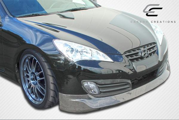 2010-2012 Hyundai Genesis Carbon Creations MS-R Carbon Fiber Front Lip - Image 2