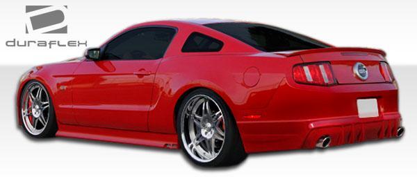 2005-2014 Ford Mustang Duraflex Racer 3 Side Skirts - Image 2