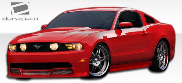 2005-2014 Ford Mustang Duraflex Racer 3 Side Skirts - Image 3