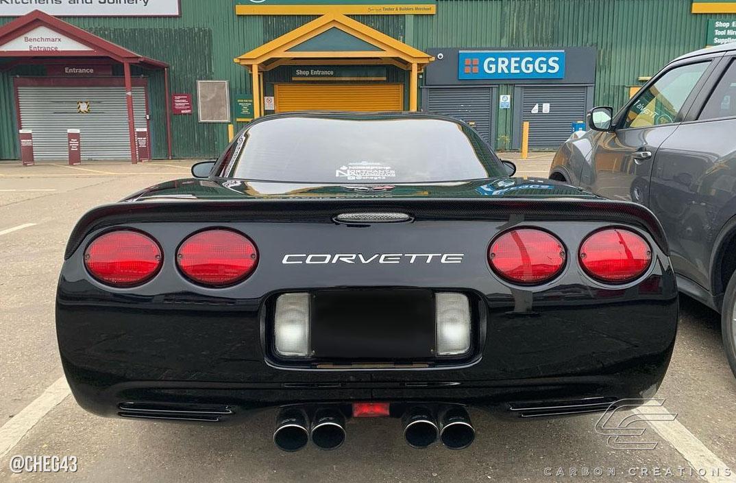 1997-2004 Chevrolet Corvette Carbon Creations S-Design Carbon Fiber Rear Wing - Image 2