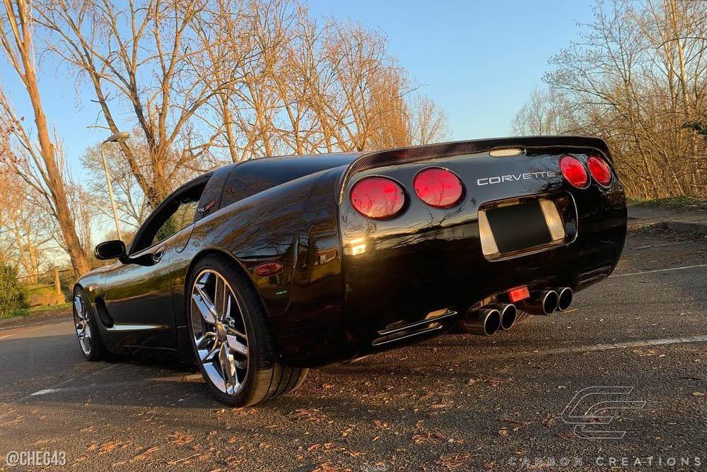 1997-2004 Chevrolet Corvette Carbon Creations S-Design Carbon Fiber Rear Wing - Image 3
