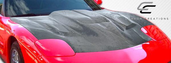 1997-2004 Chevrolet Corvette Carbon Creations ZR Edition 2 Carbon Fiber Hood - Image 2