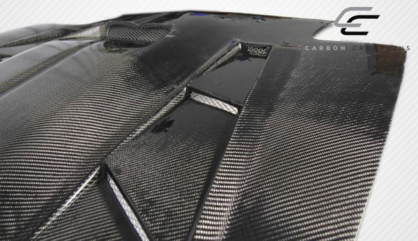 1997-2004 Chevrolet Corvette Carbon Creations ZR Edition 2 Carbon Fiber Hood - Image 6