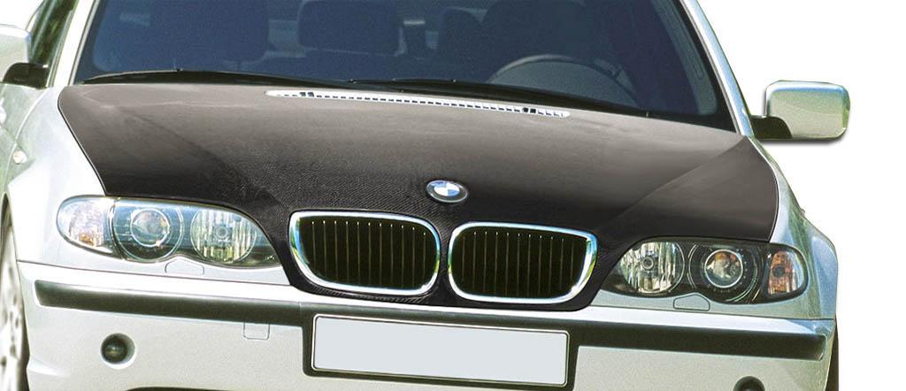 2002-2005 BMW 3 Series Carbon Creations OEM Look Carbon Fiber Hood - Image 1