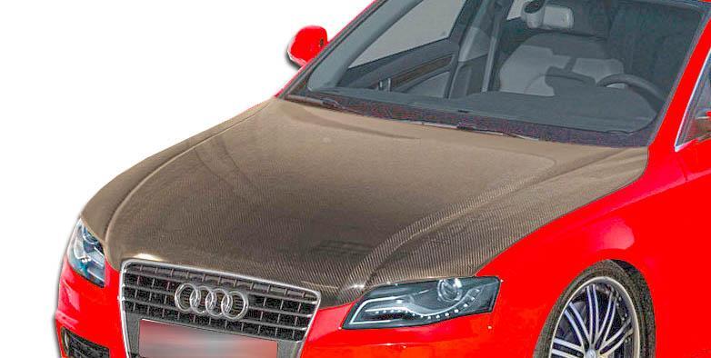 2006-2008 Audi A4 Carbon Creations OEM Look Carbon Fiber Hood - Image 1