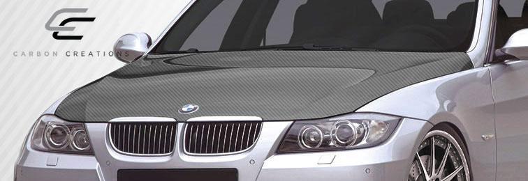 2006-2008 BMW 3 Series Carbon Creations OEM Look Carbon Fiber Hood - Image 2