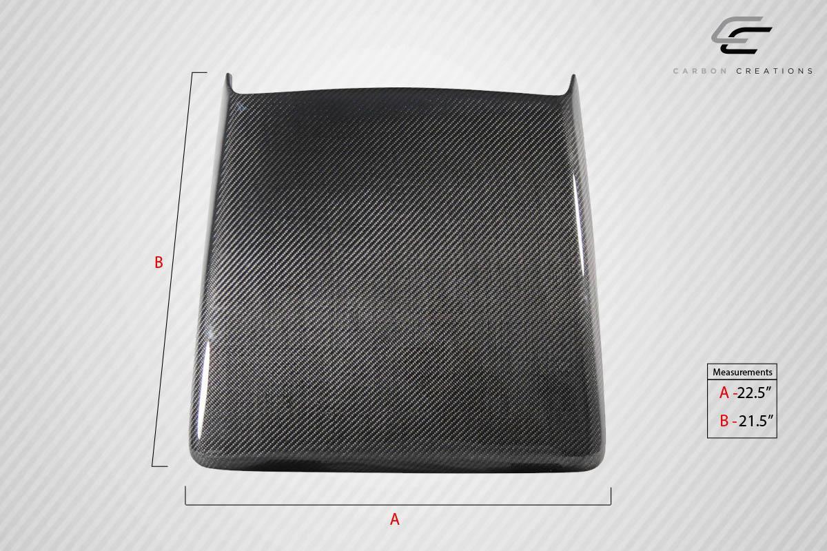 Universal Carbon Creations Ram Air Scoop 1 - 1 Piece - Image 3