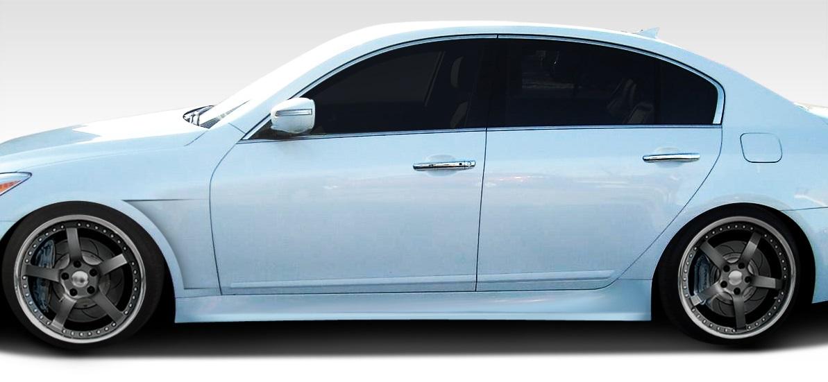 2009-2014 Hyundai Genesis Duraflex Executive Side Skirts - Image 1