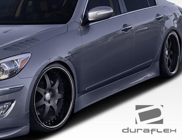 2009-2014 Hyundai Genesis Duraflex Executive Side Skirts - Image 2