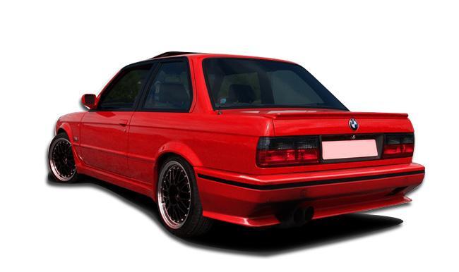 1984-1991 BMW 3 Series Duraflex Evo Look Rear Bumper - Image 1