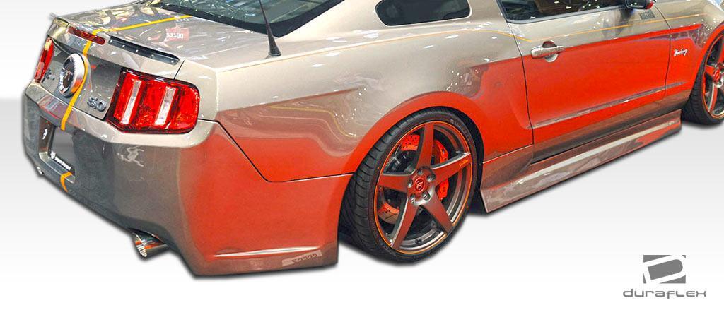 2005-2014 Ford Mustang Duraflex Tjin Side Skirts - Image 2