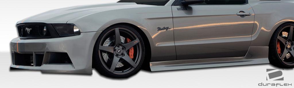 2005-2014 Ford Mustang Duraflex Tjin Side Skirts - Image 4