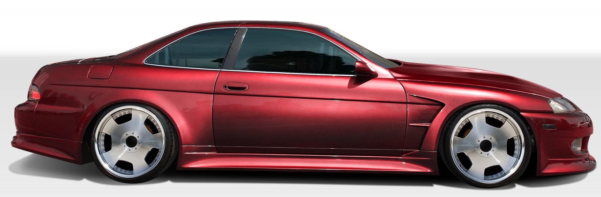 1992-2000 Lexus SC Duraflex V-Speed Side Skirts - Image 1