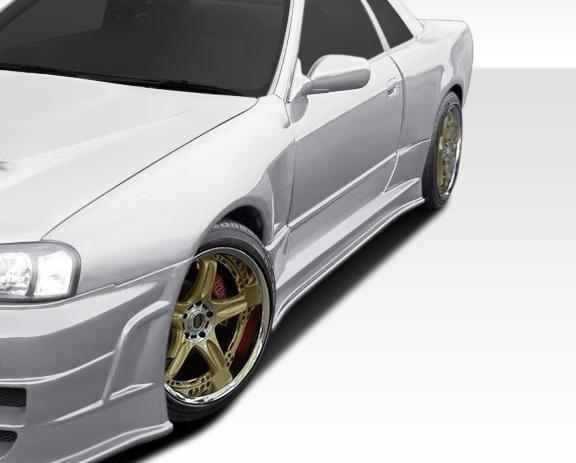 1989-1994 Nissan Skyline Duraflex R324 Conversion Side Skirts - Image 1