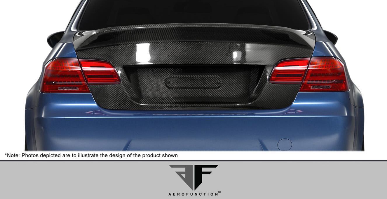 2007-2013 BMW 3 Series Aero Function AF-1 Carbon Fiber Trunk - Image 2