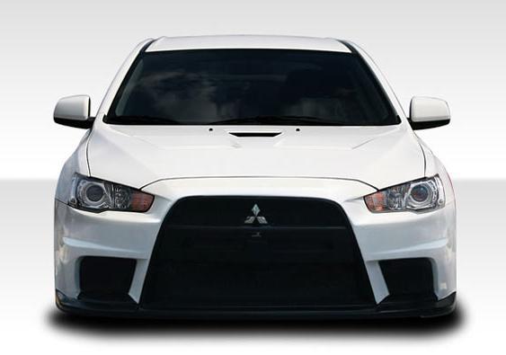 2008-2017 Mitsubishi Lancer Duraflex Evo X Look Front Bumper - Image 1
