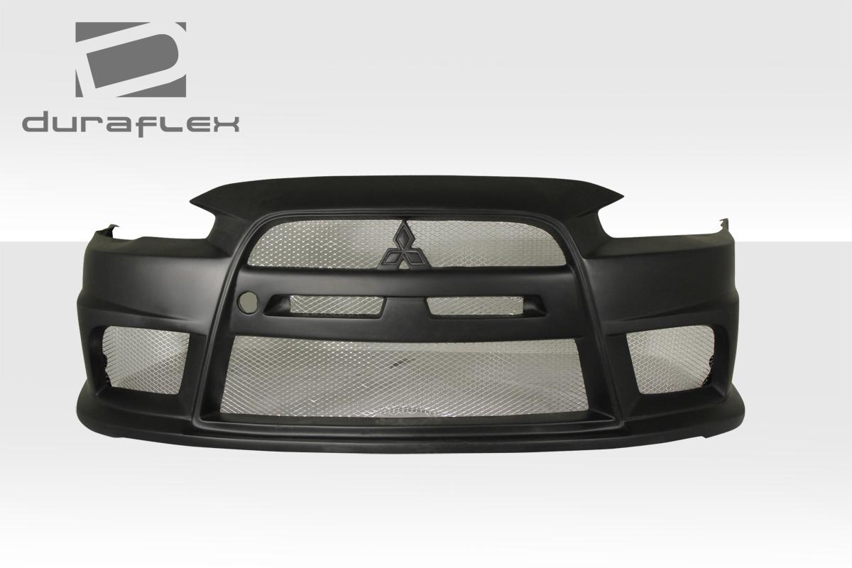 2008-2017 Mitsubishi Lancer Duraflex Evo X Look Front Bumper - Image 3