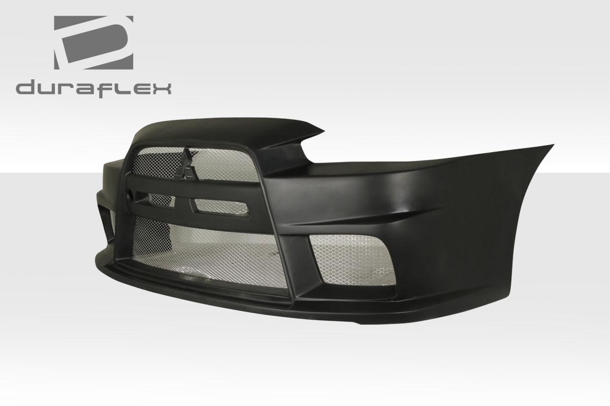 2008-2017 Mitsubishi Lancer Duraflex Evo X Look Front Bumper - Image 4