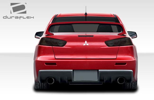 2008-2017 Mitsubishi Lancer Duraflex Evo X Look Rear Bumper - Image 2