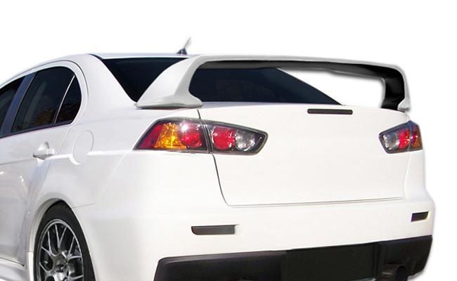 2008-2017 Mitsubishi Lancer Duraflex Evo X Look Rear Wing - Image 1