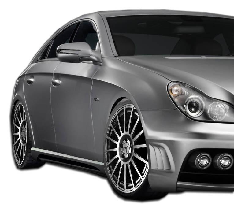 2006-2011 Mercedes CLS Duraflex W-1 Side Skirts - Image 1