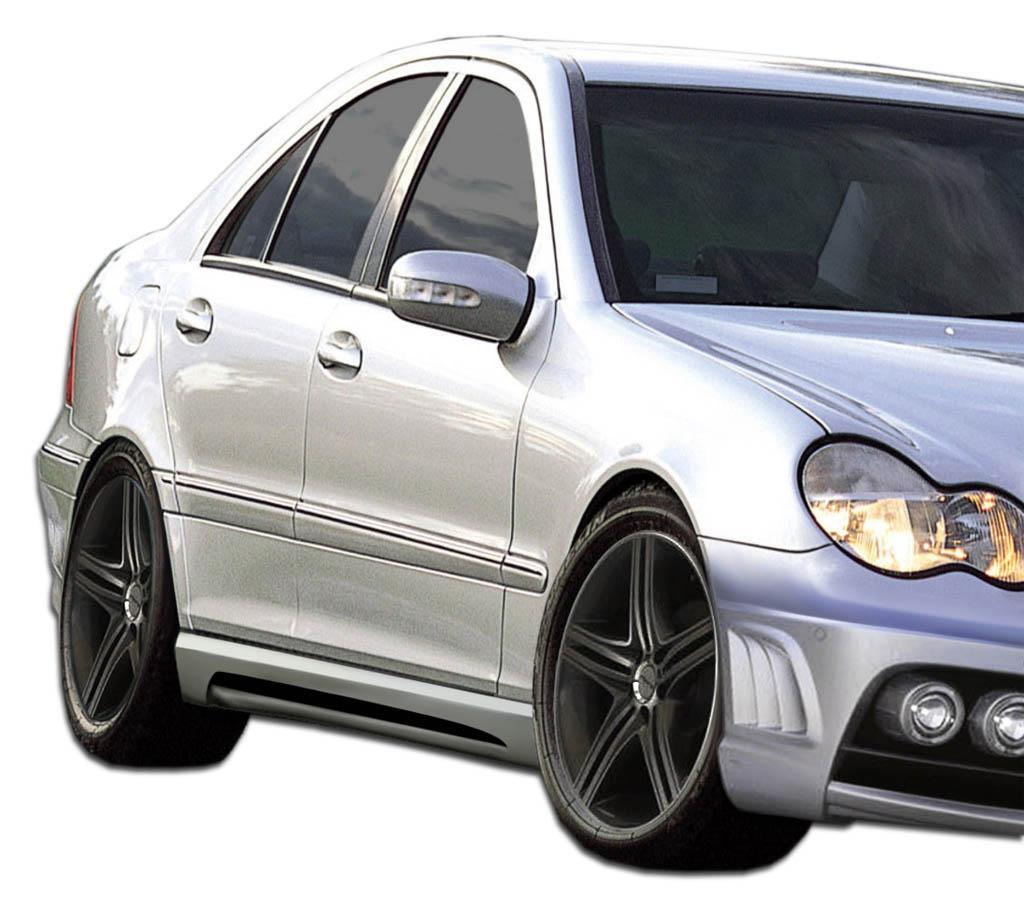 2001-2007 Mercedes C Class Duraflex W-1 Side Skirts - Image 1